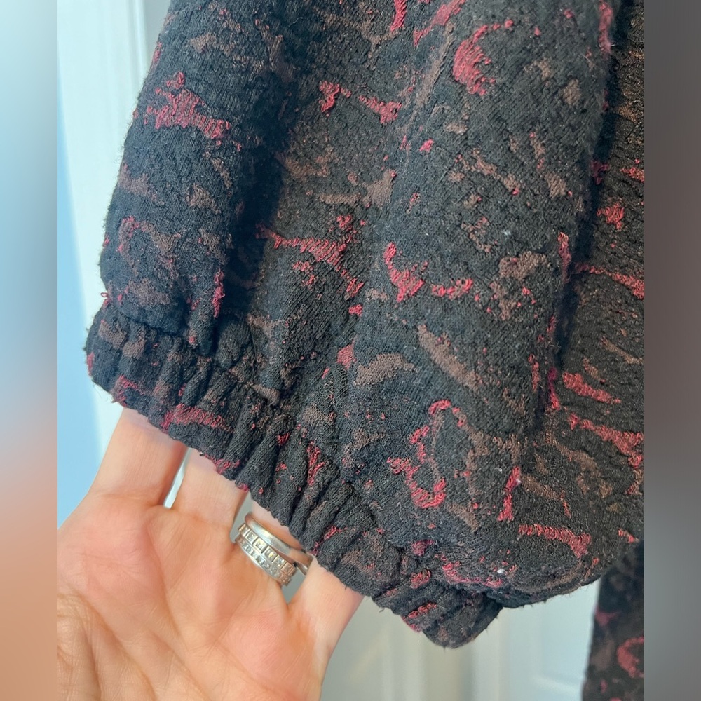 Free People Black and Red Mini Dress - Picture 2 of 8